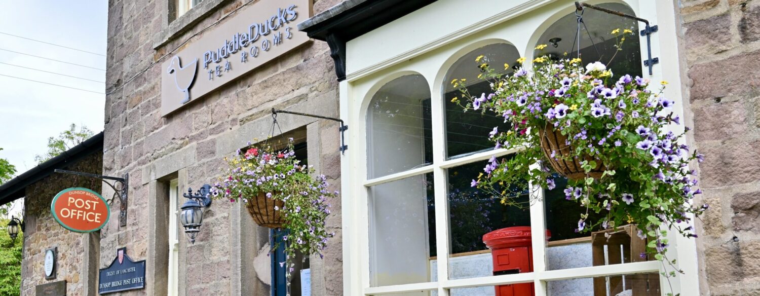 Puddleducks tearooms in Dunsop Bridge, Forest of Bowland